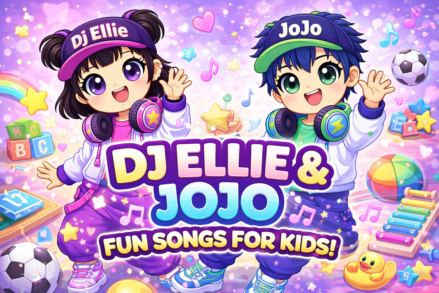 DJ Ellie and JoJo Fun Songs for Kids